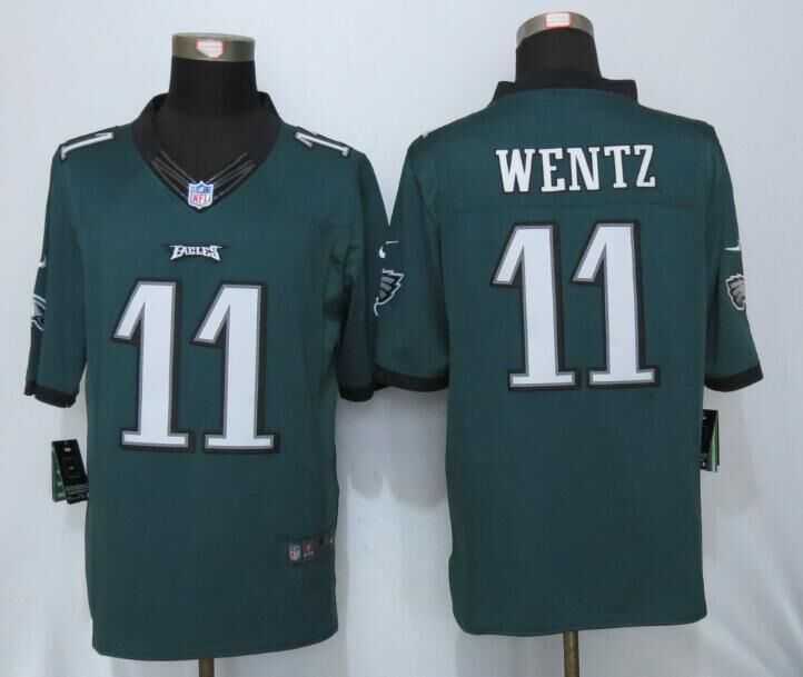 Nike Limited Philadelphia Eagles #11 Carson Wentz Midnight Green Team Color Men's Stitched NFL Jersey,We sell and wholesale Nike Limited Philadelphia Eagles #11 Carson Wentz Midnight Green Team Color Men's Stitched NFL Jersey on line form chian!